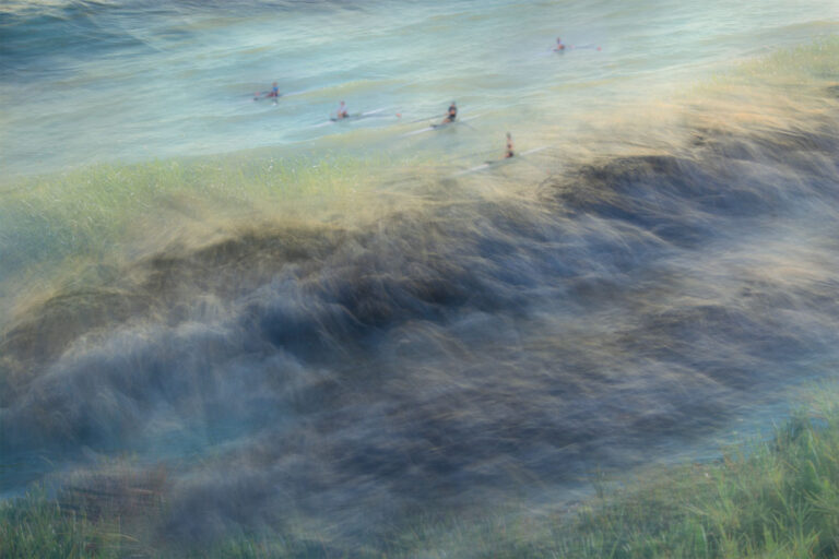 wild seas with small rowers